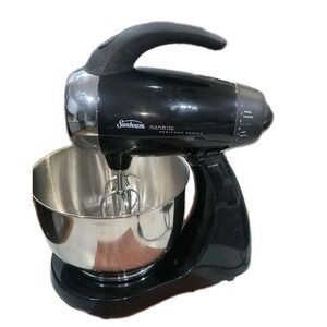 Sunbeam Mixmaster Heritage Series Model 2353 Black Stand Mixer w/Bowl